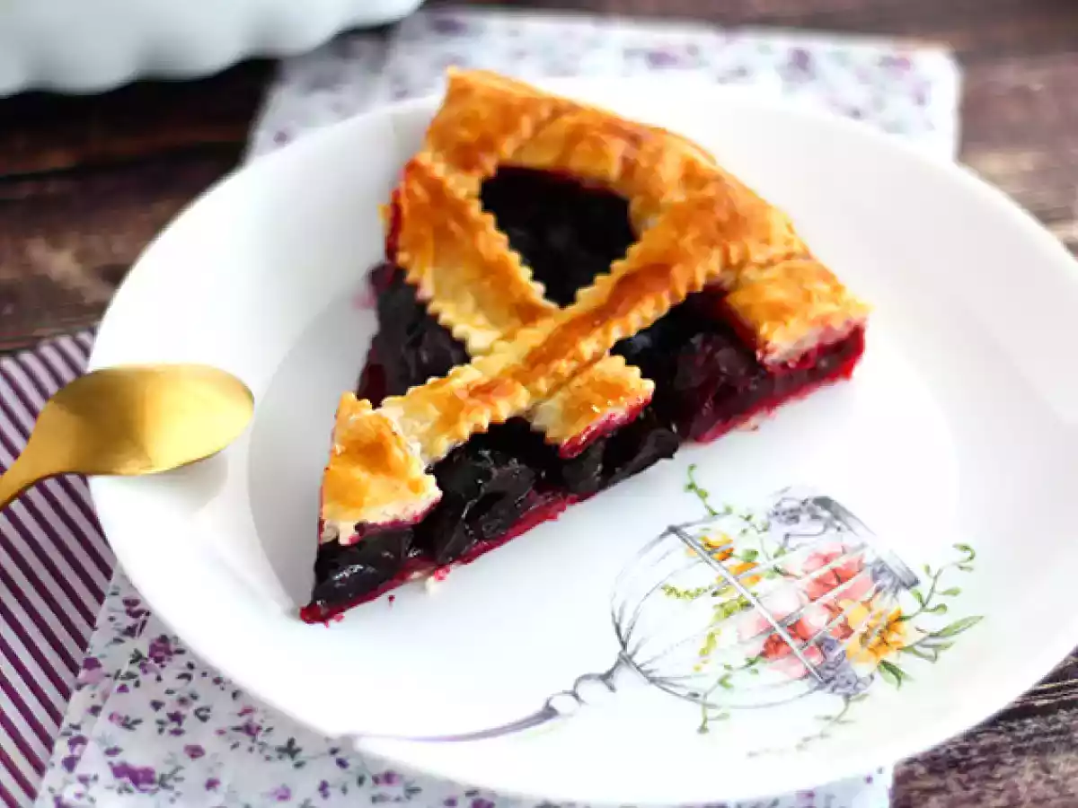 Tarte folhada de cerejas - foto 3
