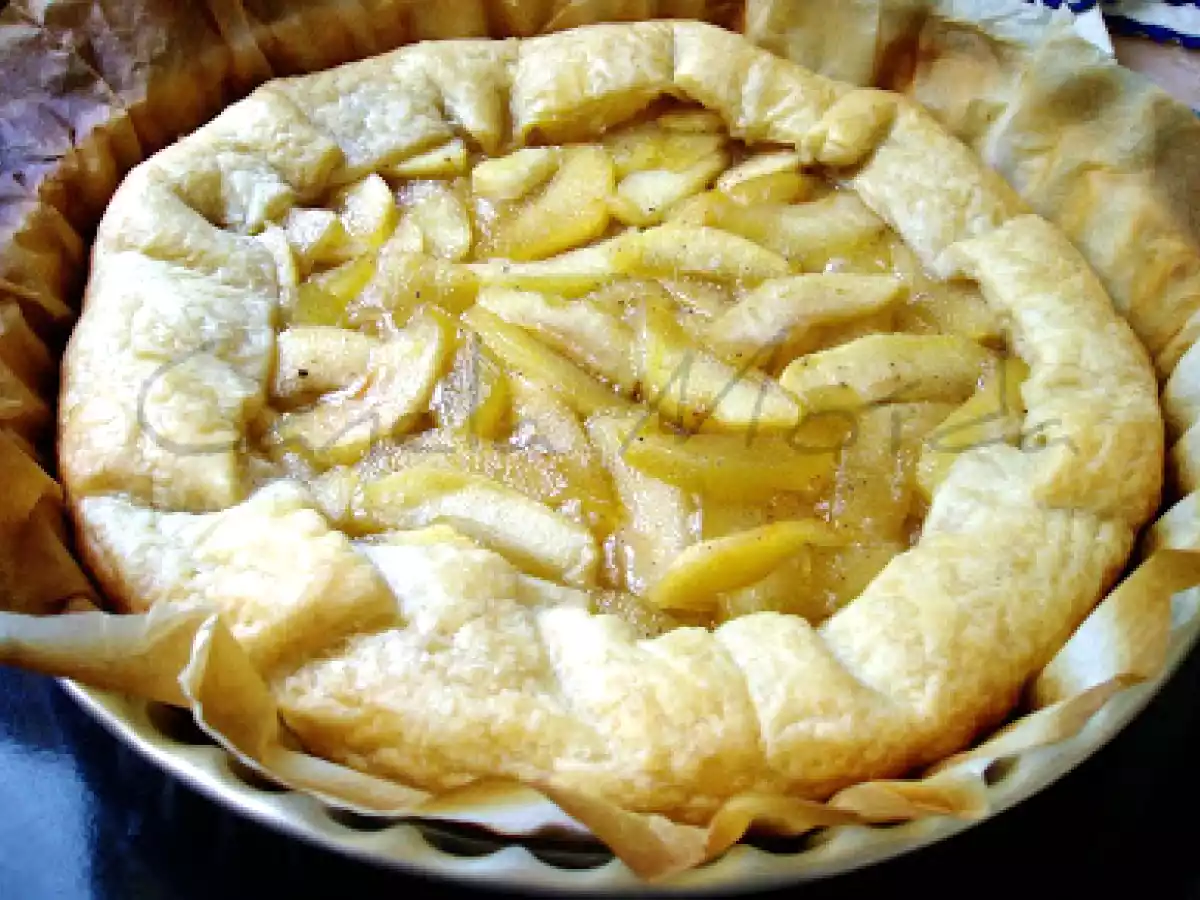 Tarte folhada de maçã