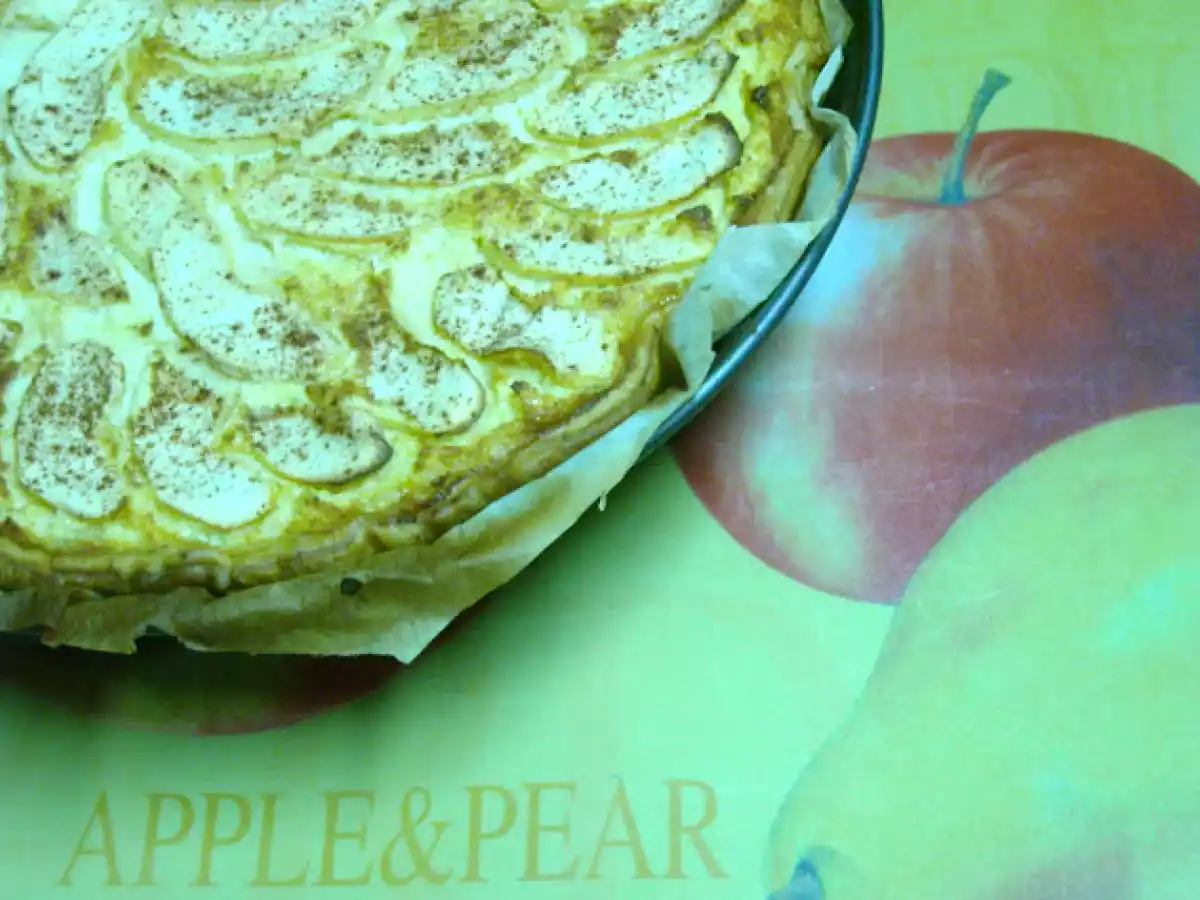 Tarte Folhada de Maçã e Pera