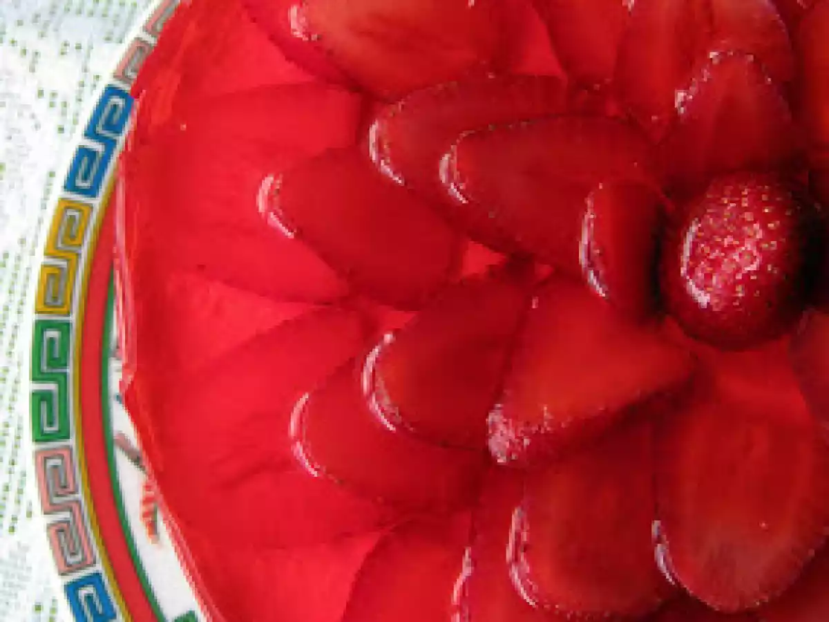 Tarte Fresca de Iogurte e Morangos