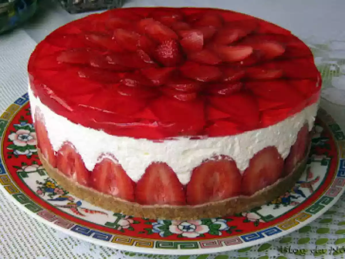 Tarte Fresca de Iogurte e Morangos - foto 2