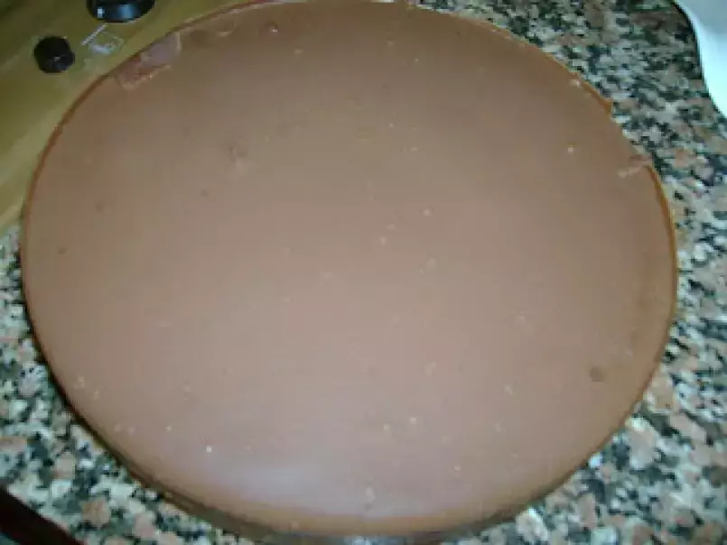 Tarte gelada de chocolate