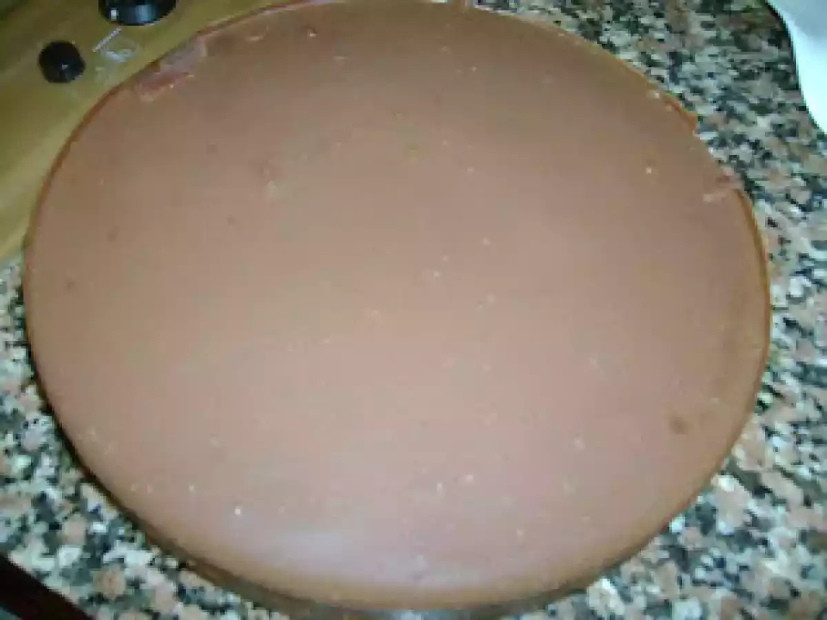 Tarte gelada de chocolate