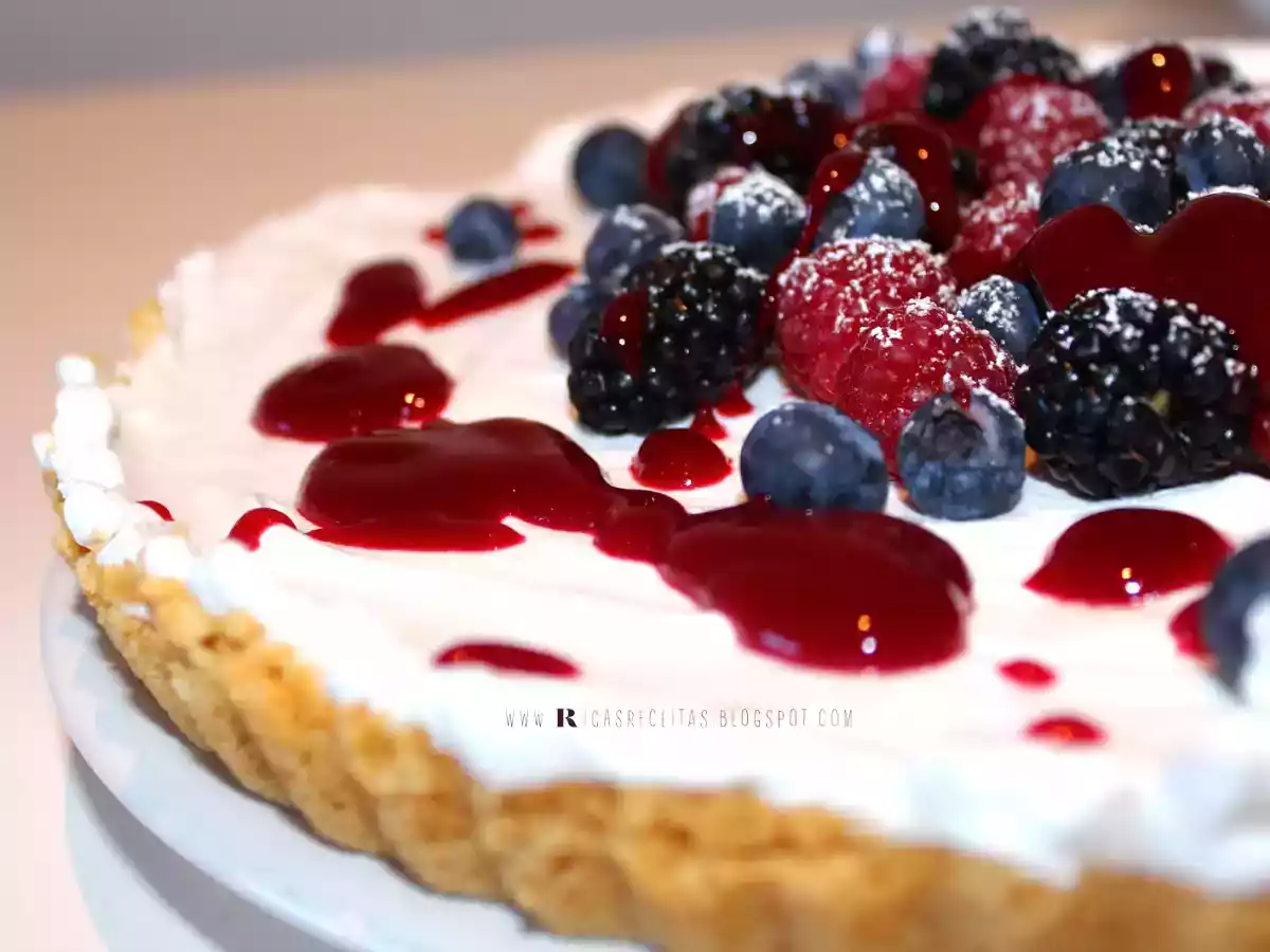 Tarte gulosa de Frutos do Bosque