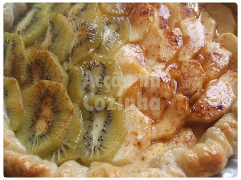 Tarte macã e kiwi com nappage - foto 3