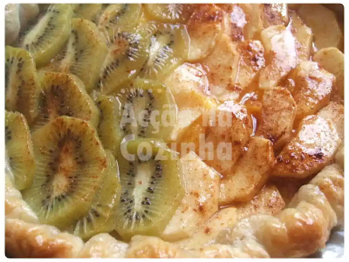Tarte macã e kiwi com nappage - foto 3