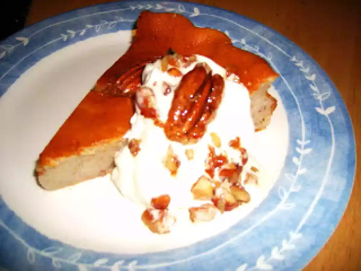 Tarte (Queijada) de Iogurte Pecan e Mel