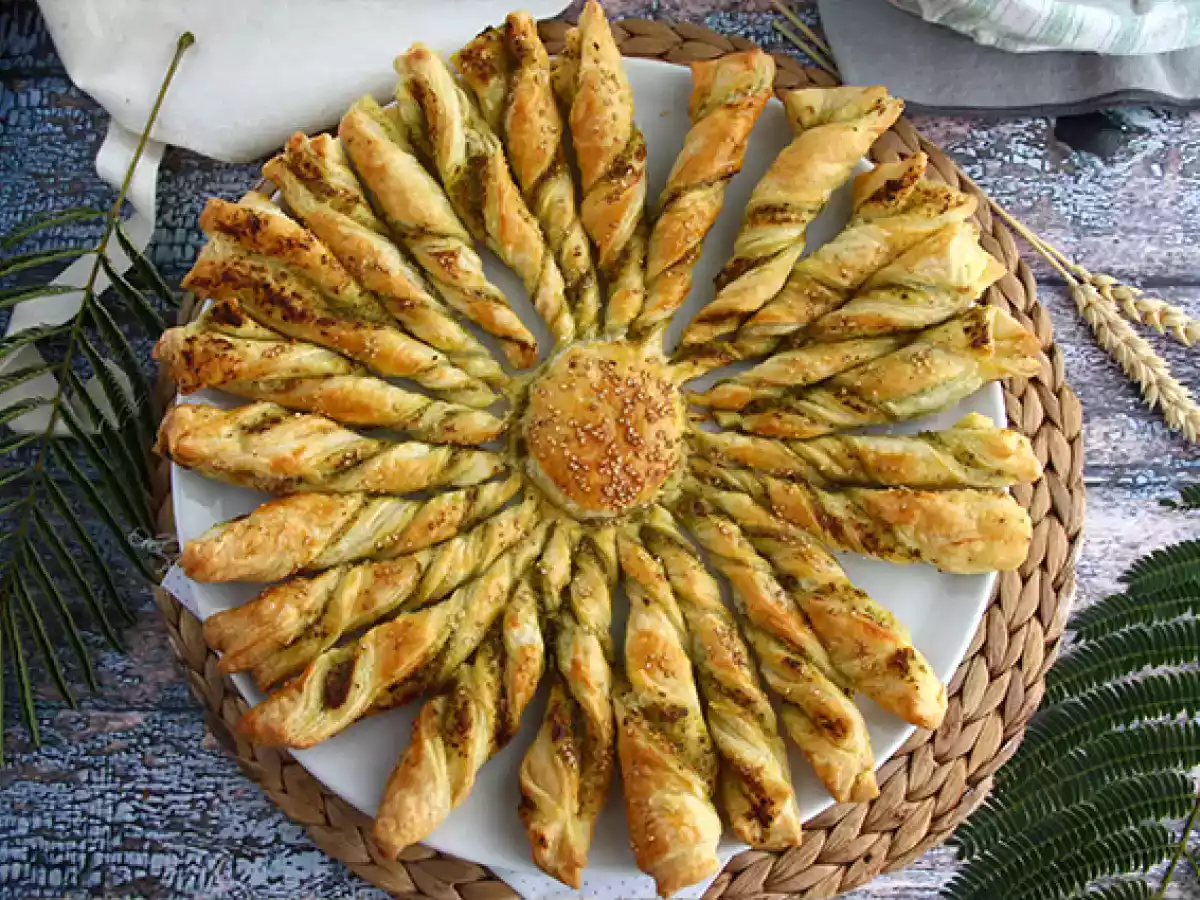 Tarte sol com pesto