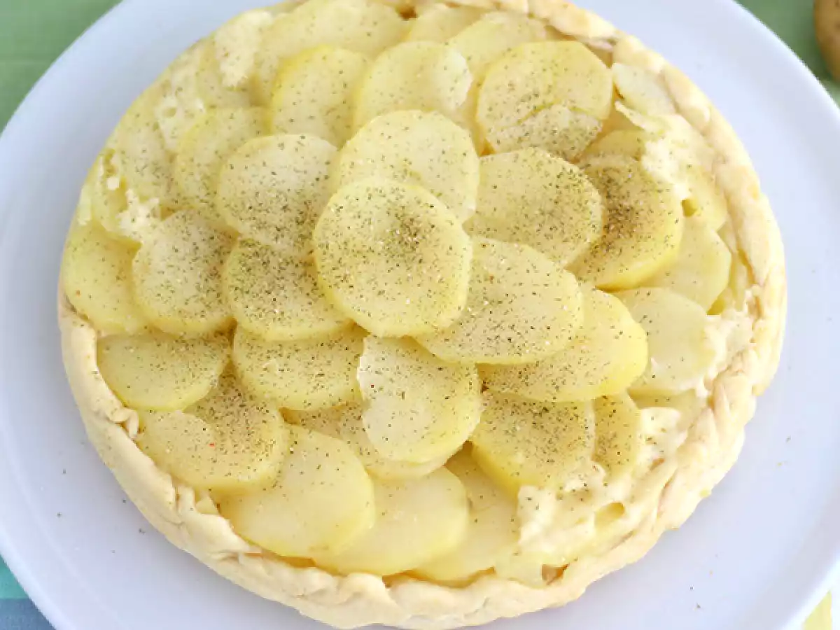 Tarte tatin de batatas e queijo - foto 3