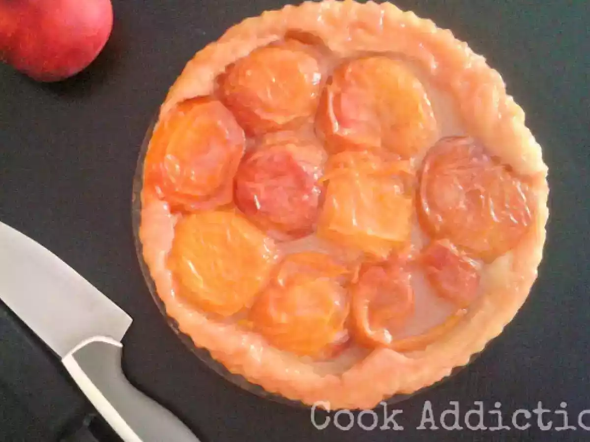 Tarte tatin de nectarinas