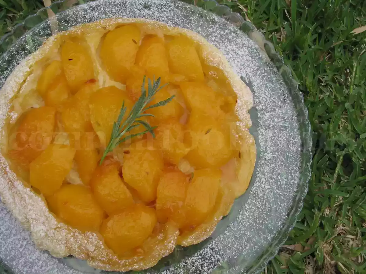 Tarte Tatin de Pêssego e Alfazema - foto 3