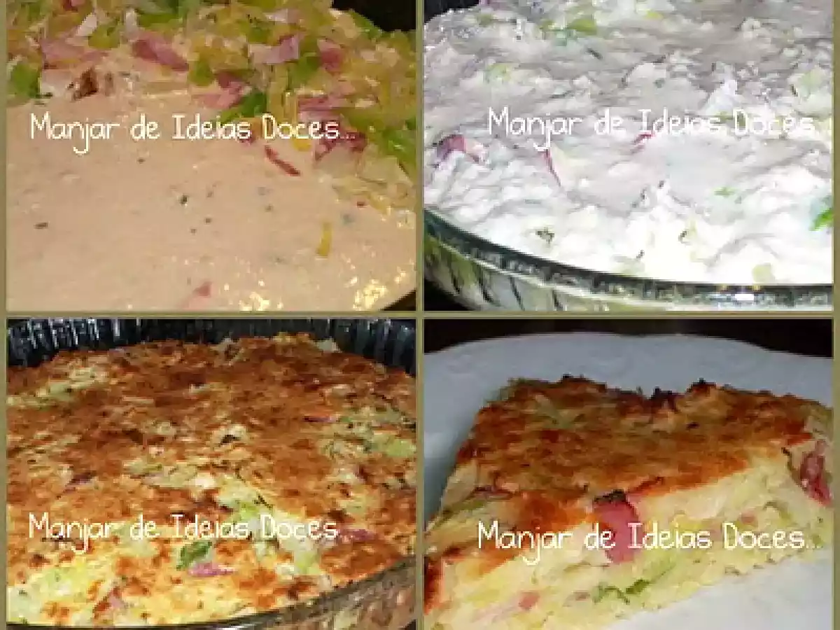 Tarte/Quiche Salgada de Bacon - foto 2