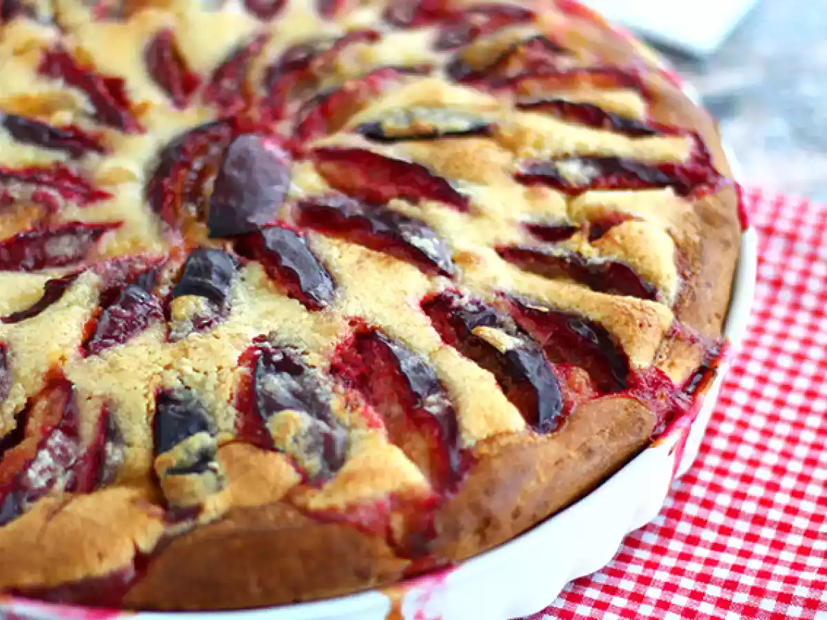 Tarte/Torta Brioche de Ameixas - foto 2