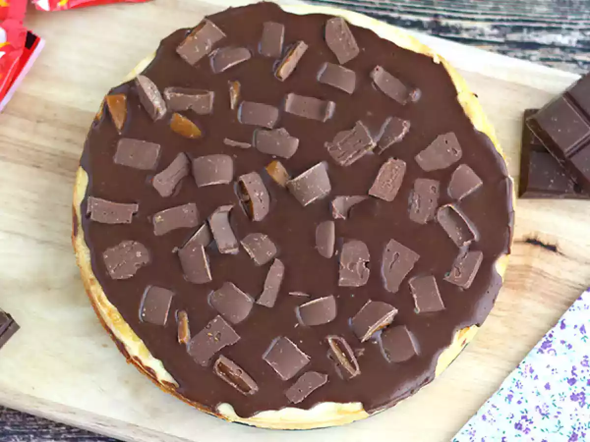 Tarte/Torta de chocolate Daims Ikea - foto 3