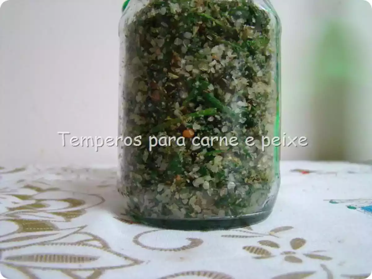 Temperos para carne e peixe