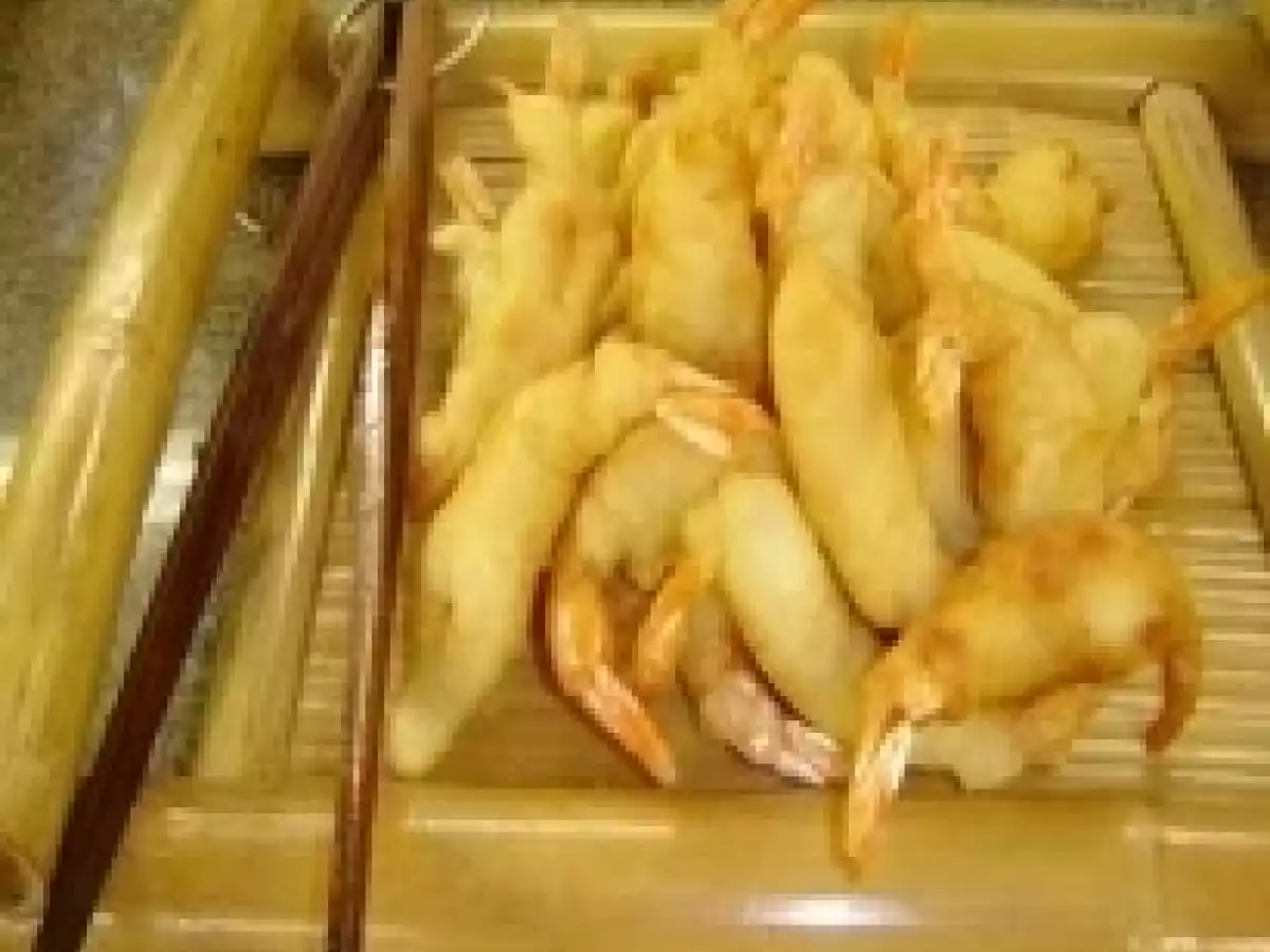 Tempurá de camarão