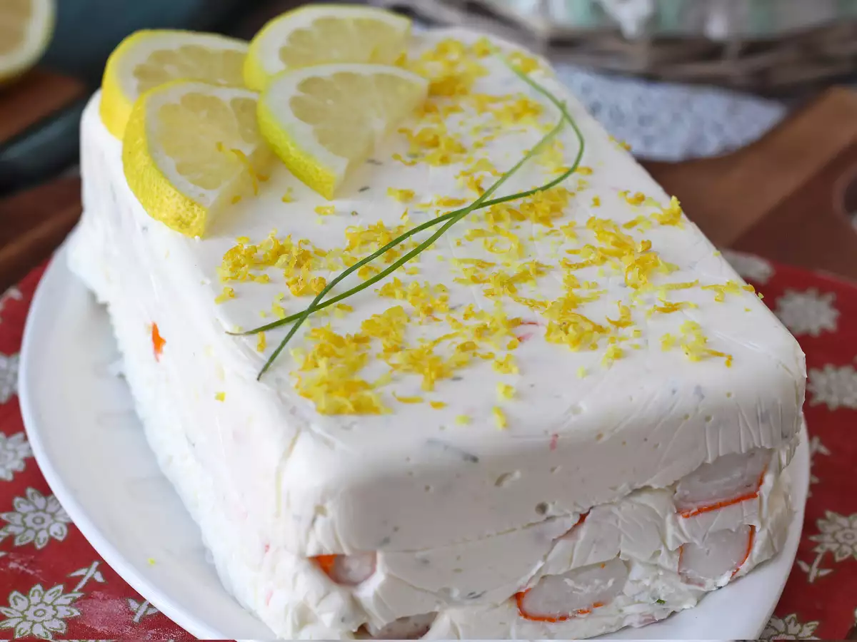 Terrina de delícias do mar (surimi): Receita fácil, fria e sem cozimento - foto 5