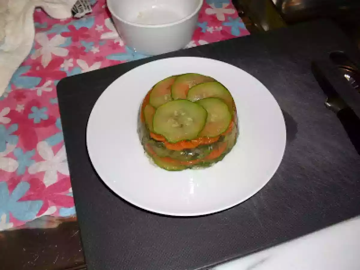 Terrina de legumes.