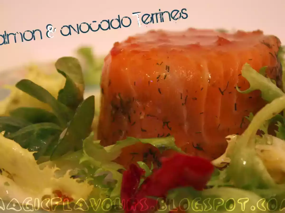 Terrinas de salmão