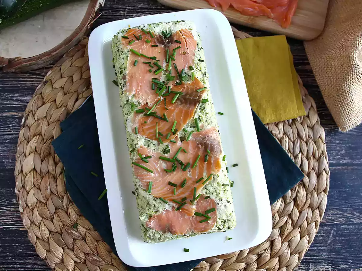 Terrine de curgete (abobrinha) e salmão fumado - foto 2