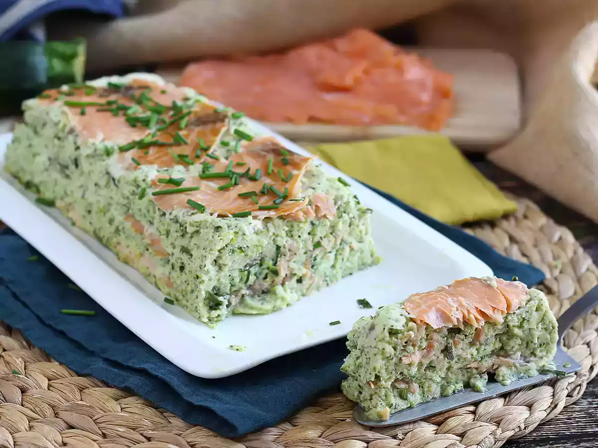 Terrine de curgete (abobrinha) e salmão fumado - foto 3