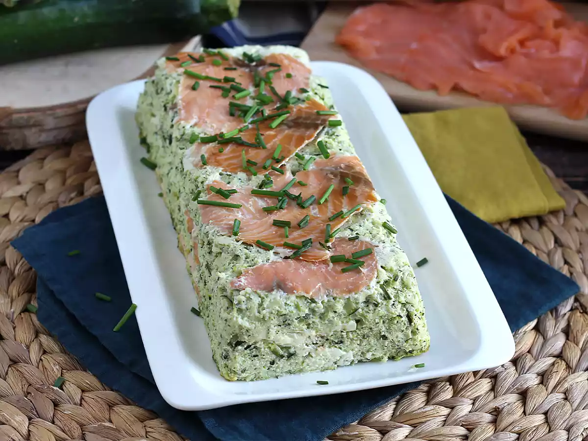 Terrine de curgete (abobrinha) e salmão fumado - foto 5