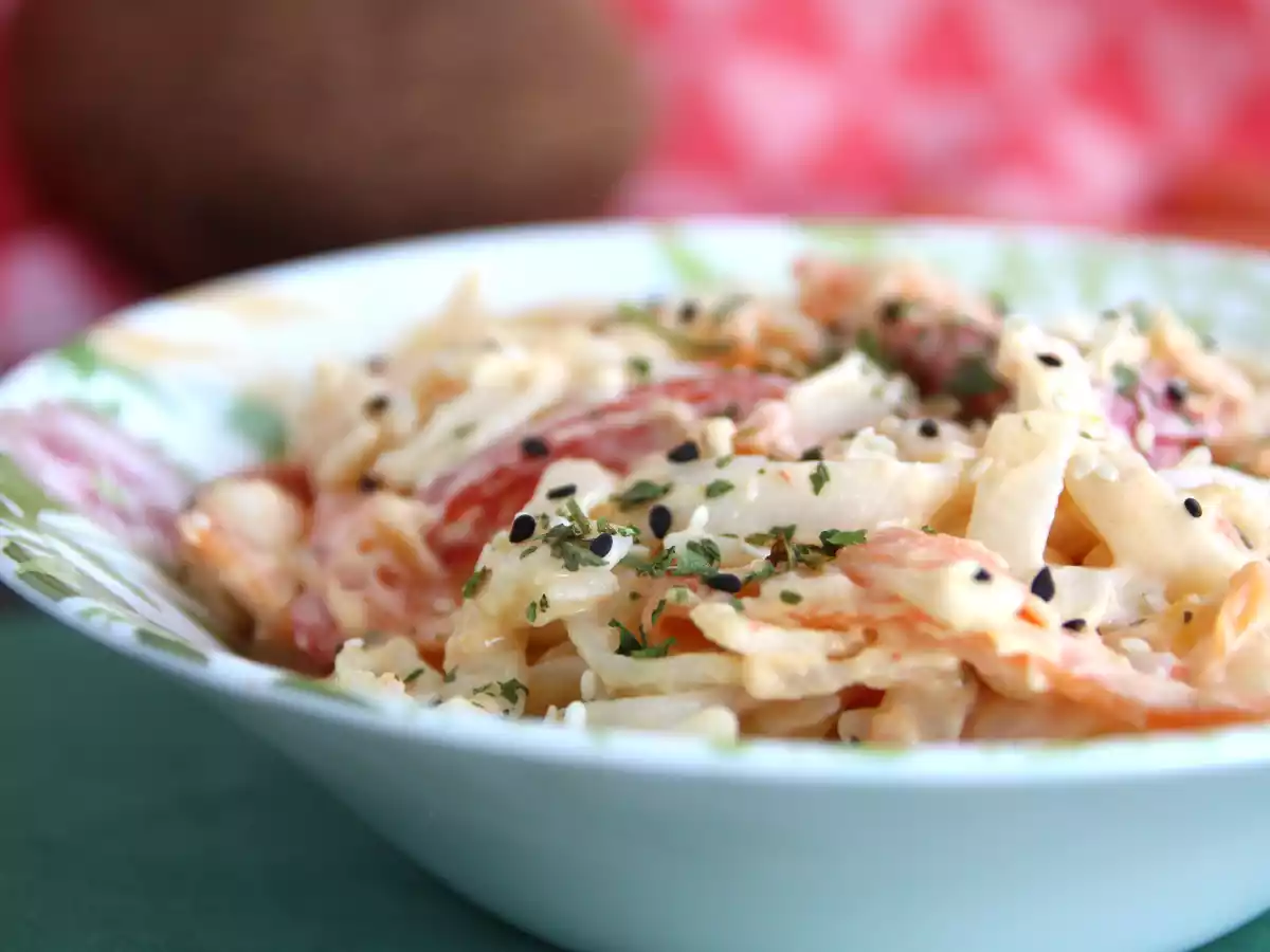 Thai Pasta (macarrão ao creme de coco com camarão e legumes) - foto 2