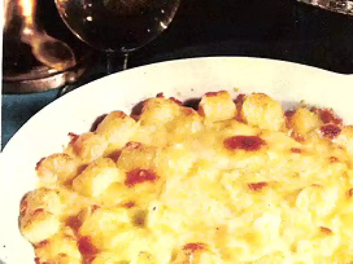 Timbale de Gnoccis à La Parisienne (Nhoques à Parisiense)