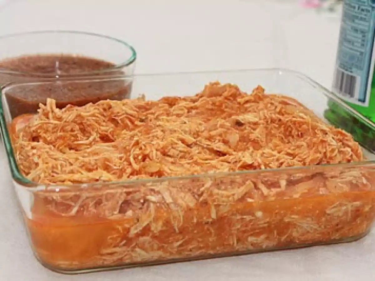 Tinga (Frango Desfiado com Tostada Mexicana) - foto 2