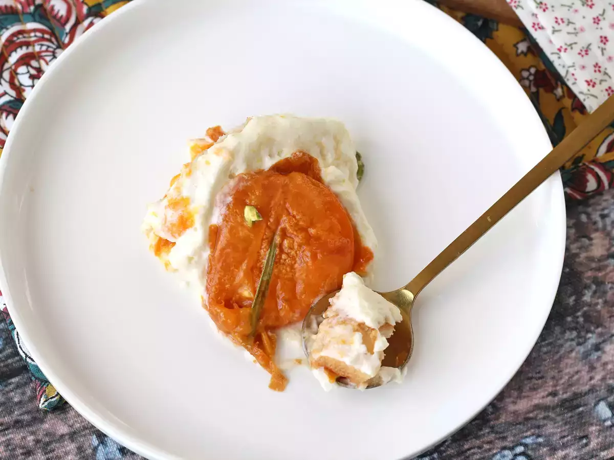 Tiramisù com damascos assados, mascarpone e pistache - foto 7