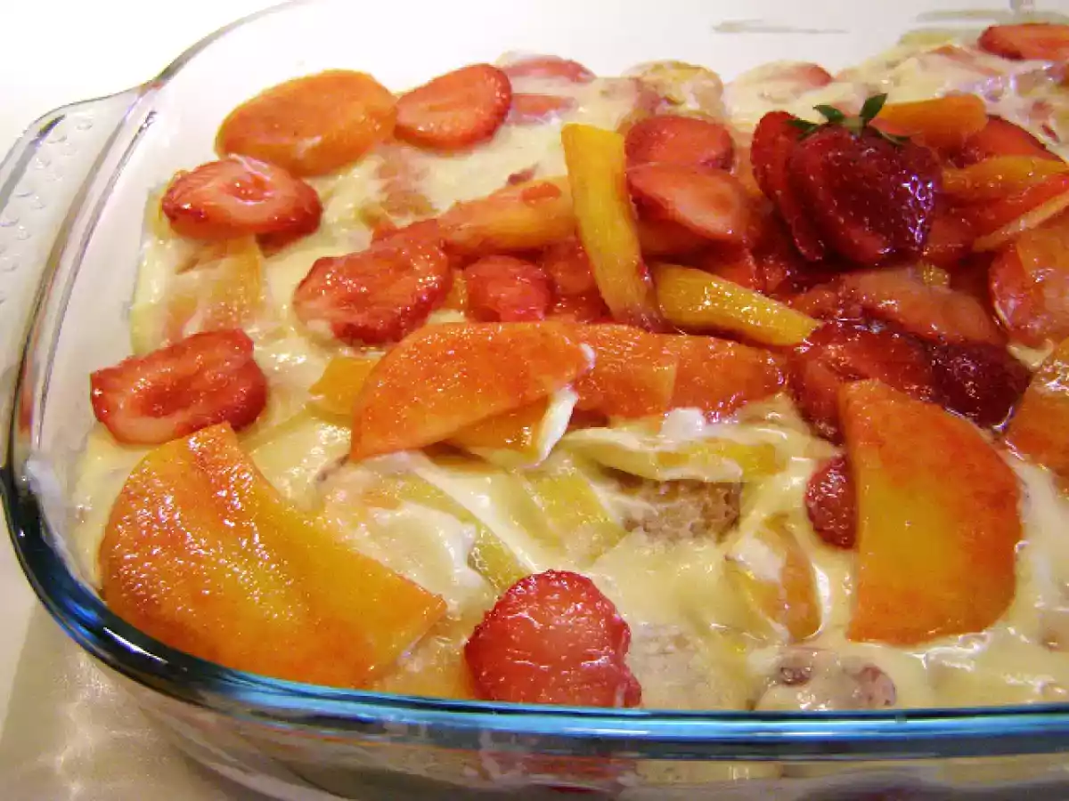 Tiramisù com frutas