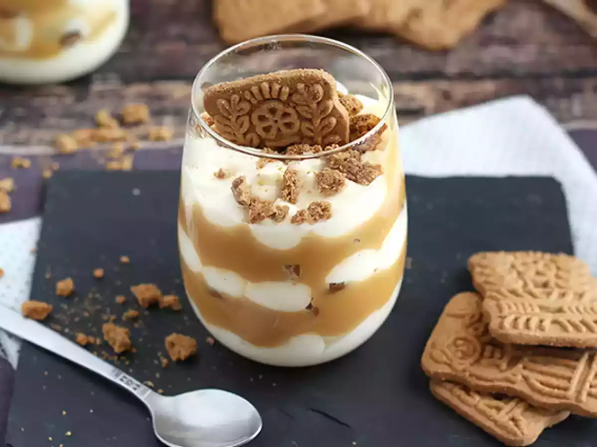 Tiramisu de canela com caramelo salgado