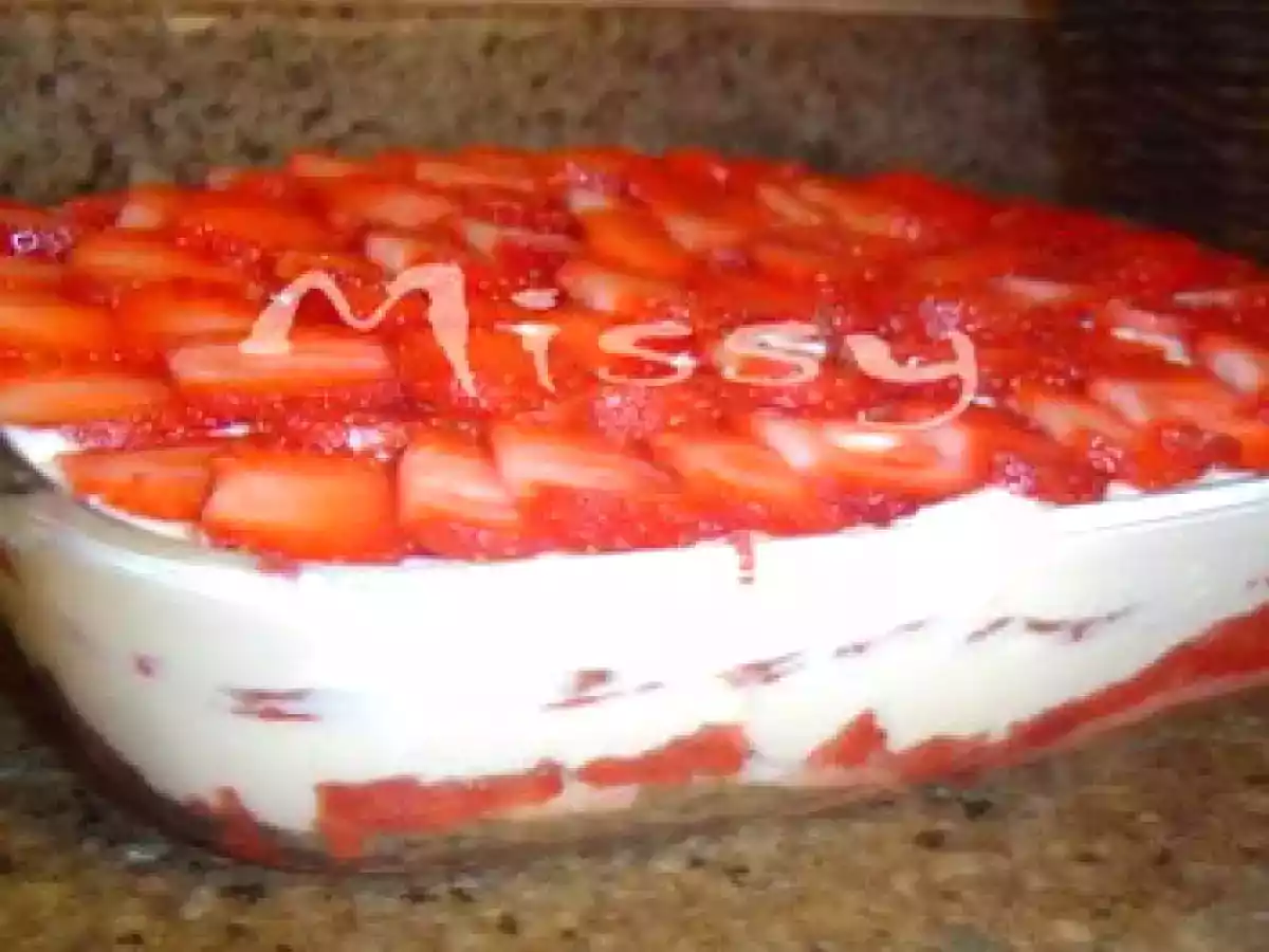 Tiramisú de Morango