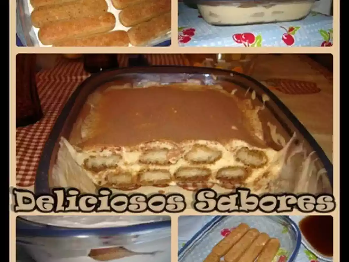 Tiramisú rápido