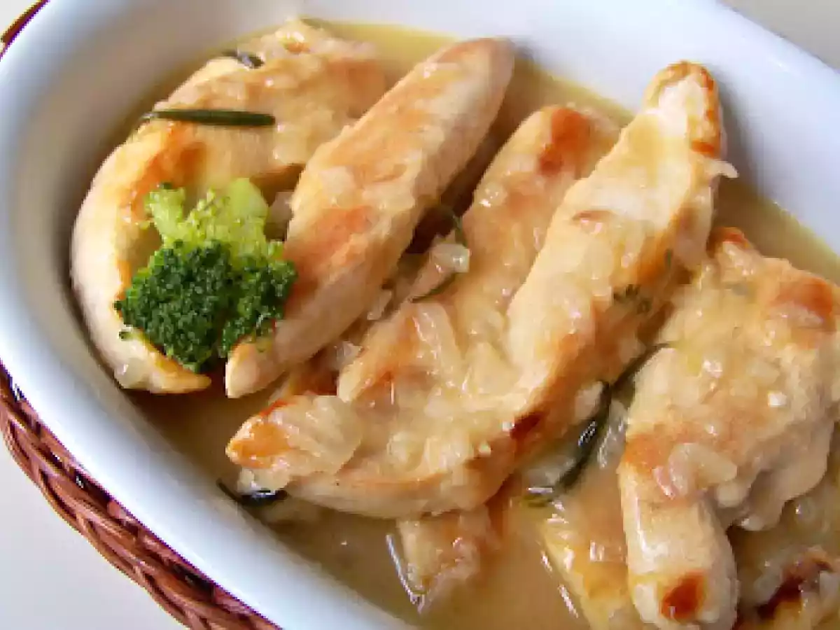 Tiras de Frango ao Molho de Limão taiti