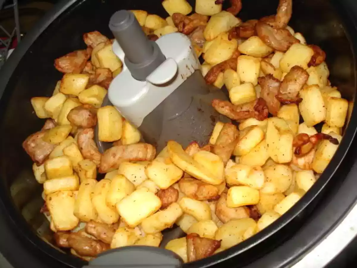 TIRINHAS DE PORCO COM BATATA NA ACTIFRY, AROMATIZADAS DE COENTROS... - foto 2