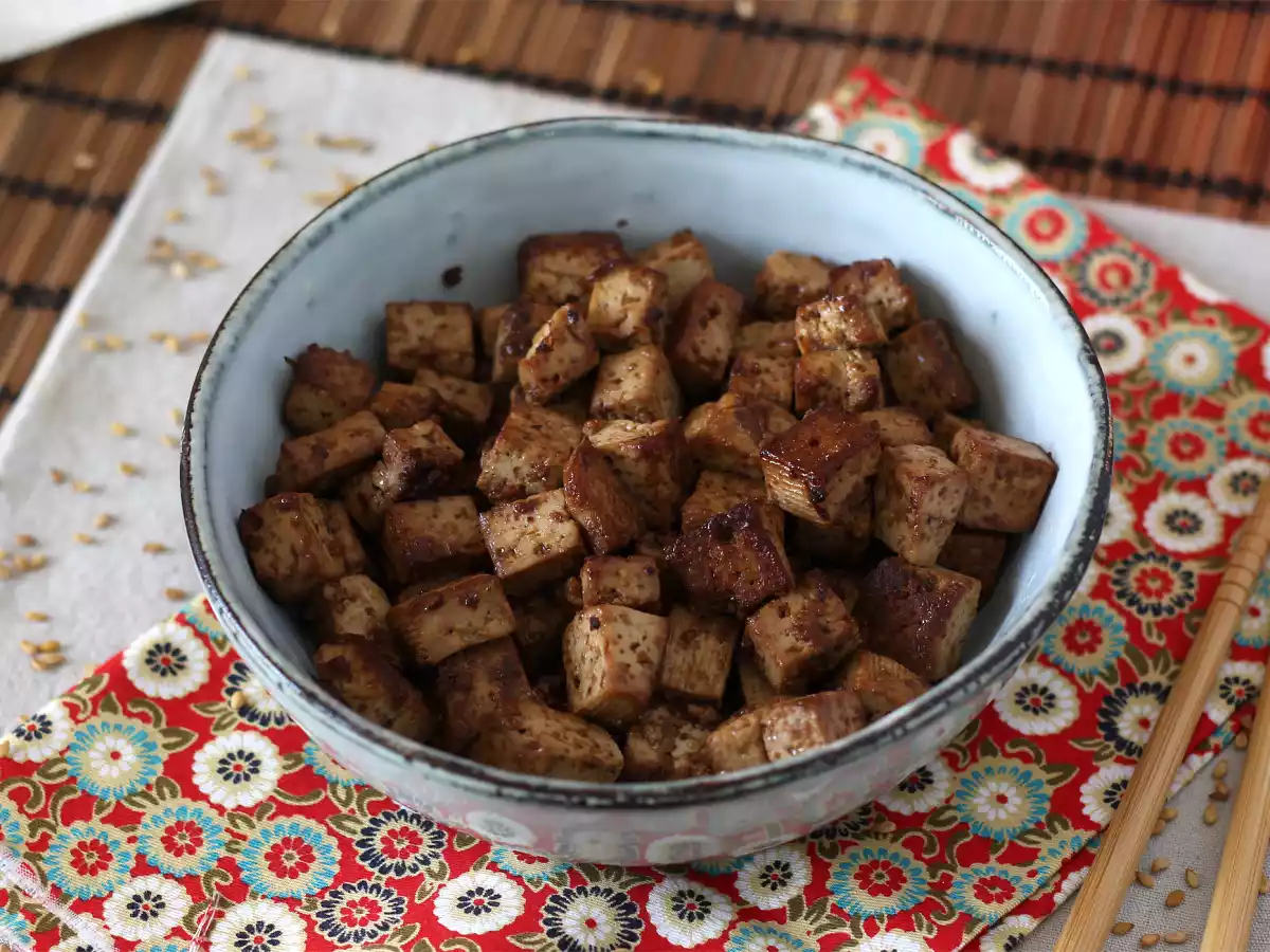 Tofu marinado com sabor asiático - foto 4