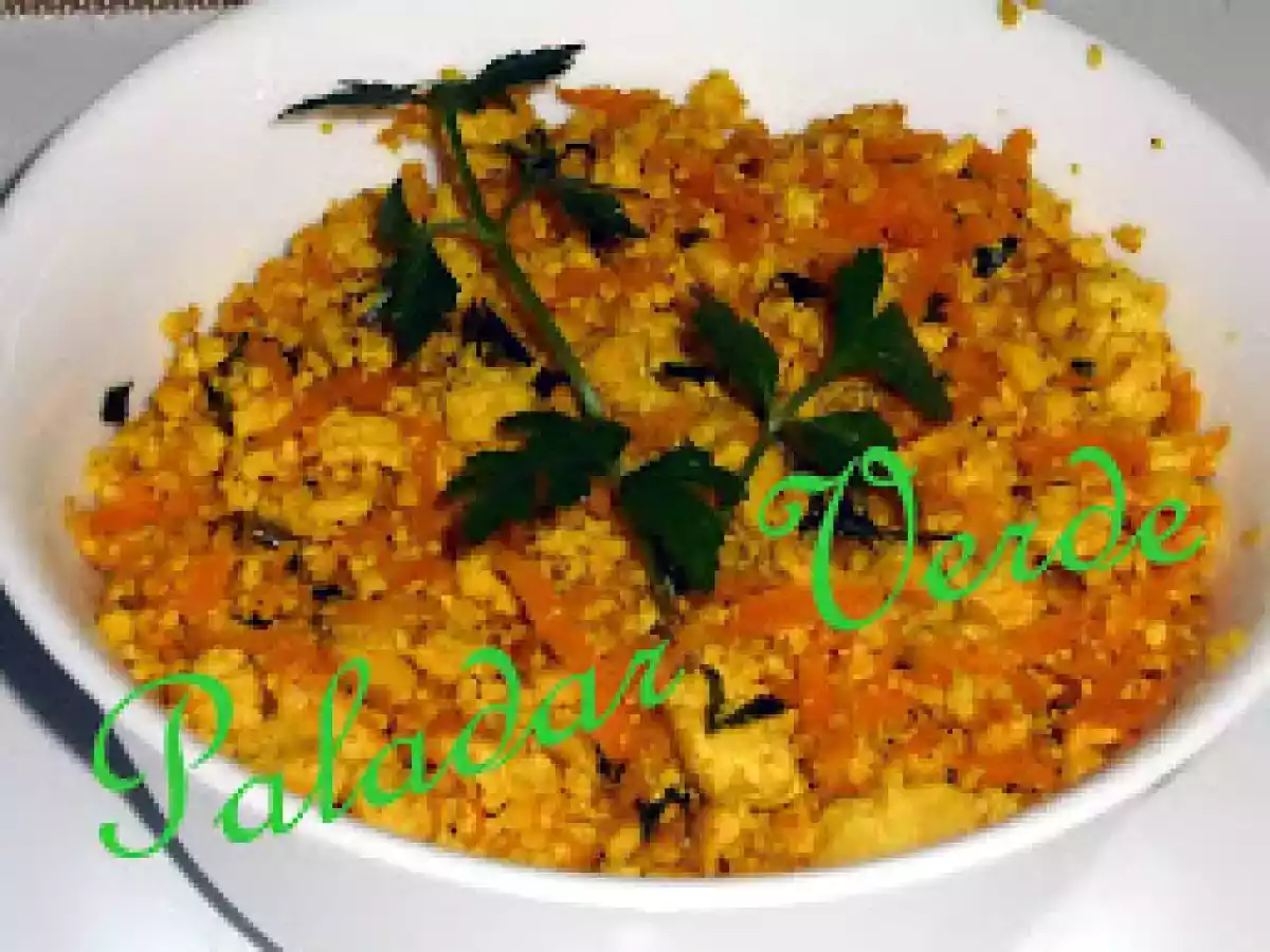 Tofu mexido - vegano