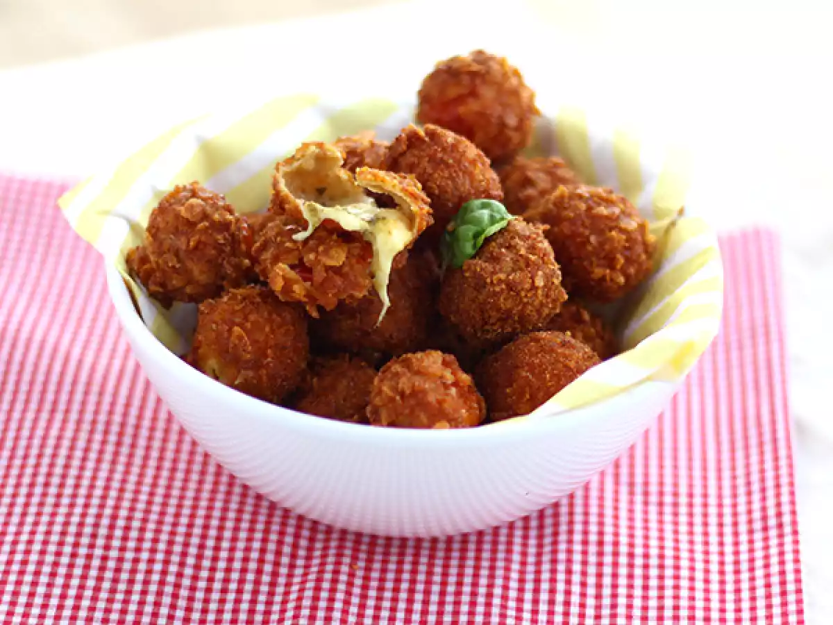 Tomates cereja crocantes