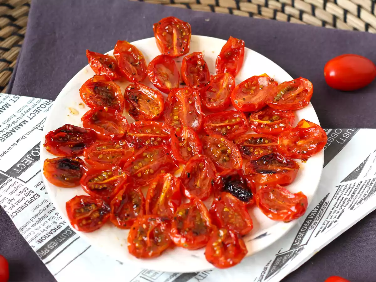 Tomates confitados (tomate confit) na Air Fryer - foto 4