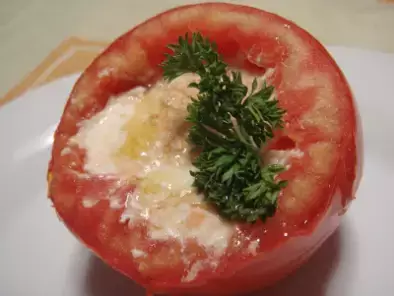 Tomates recheados ao forno