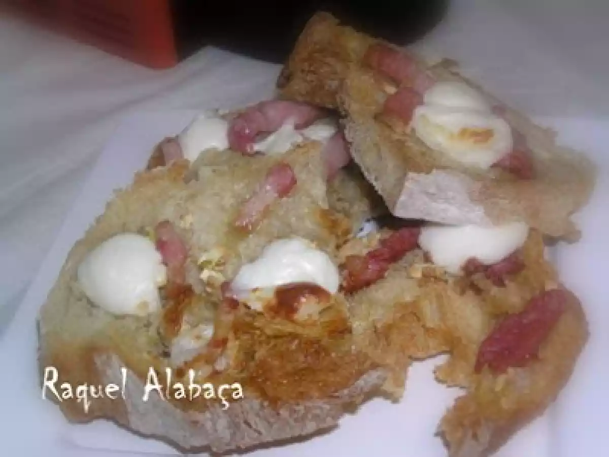 Torradas de Bacon, alho e azeite, para o Caldo de Coentros - foto 4