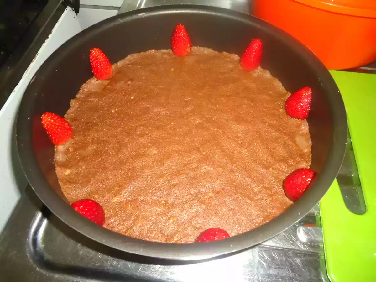 Torta cheesecake de morango com chantily - foto 8