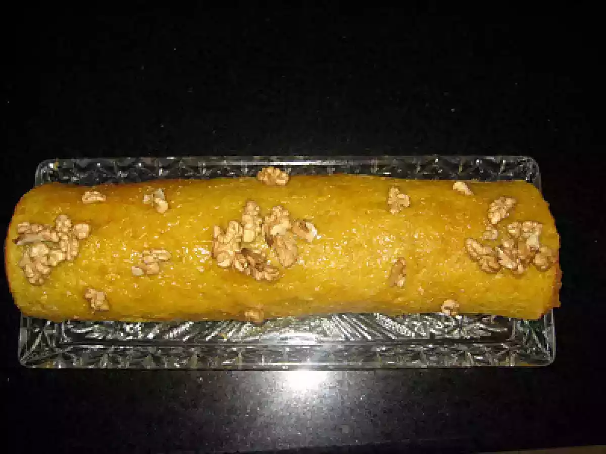 Torta com doce de abobora