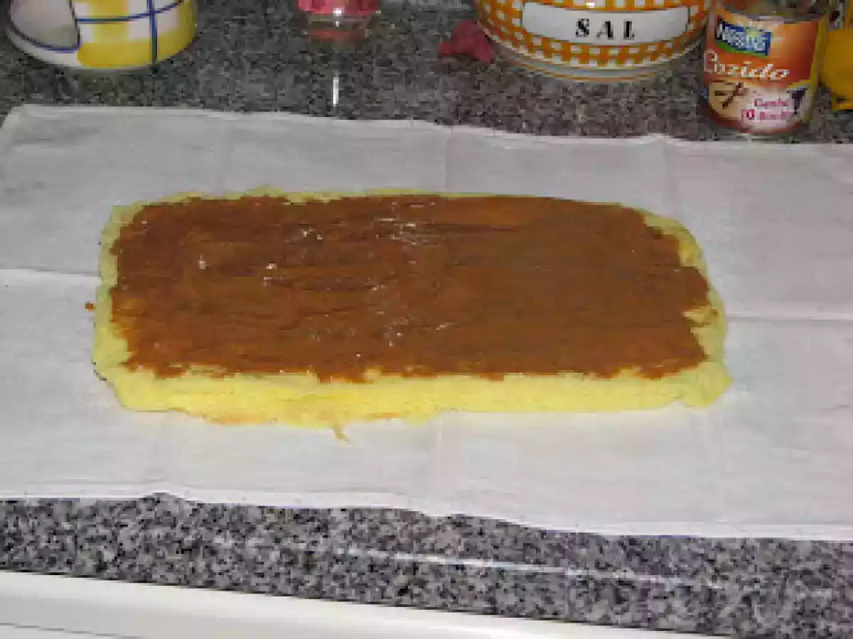 Torta com leite condensado cozido - foto 3