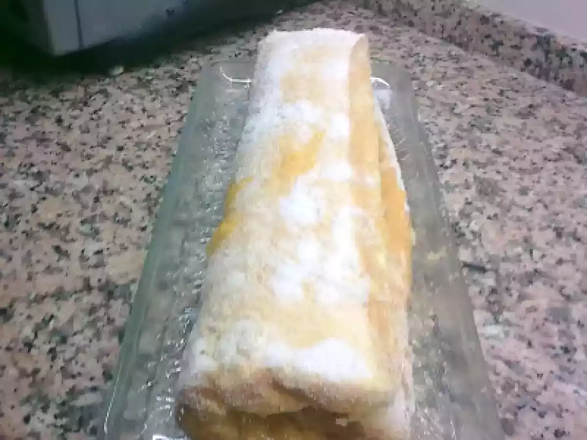 Torta com recheio de Doce de ovos