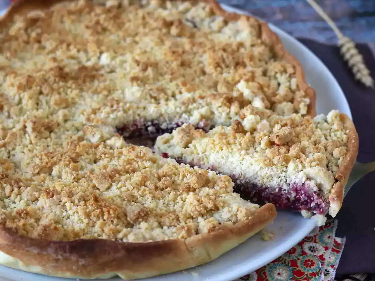 Torta crumble de frutos vermelhos - foto 4
