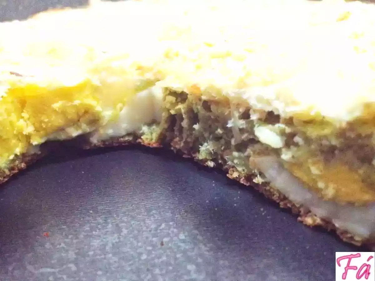 Torta de bacalhau com agrião - foto 2
