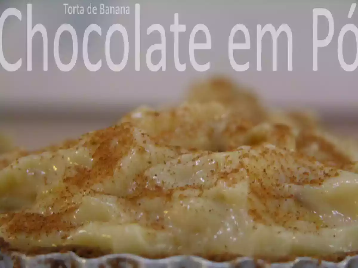 Torta de Banana - Livro Restaurante Moinho de Pedra