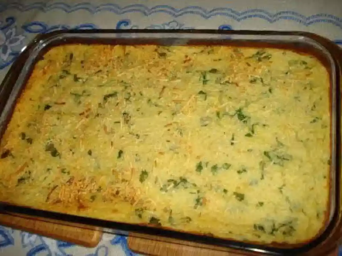 Torta de Batata com Frango.